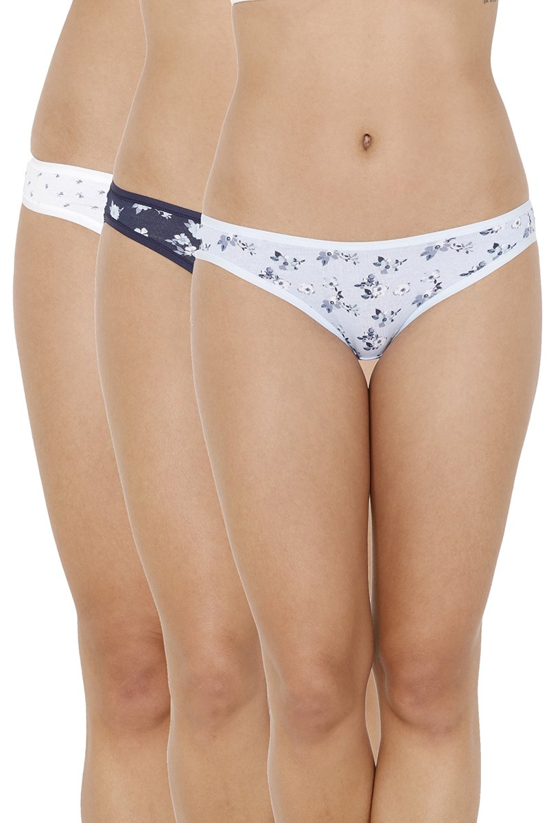 every de Assorted Low Rise Bikini (Pack Of 3) - Assorted - Image 1 of 10