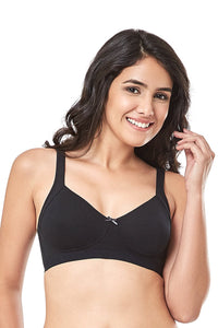 every de True Support Full Cover Bra - Black Color thumbnail 1