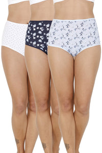 every de Assorted High Rise Full Brief (Pack Of 3) - Assorted - color option