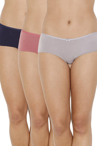 every de Assorted Low Rise Boyshorts (Pack Of 3) - Assorted thumbnail 1
