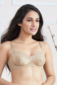 every de Lace Contour Full Cover Bra - Sandalwood Color thumbnail 1
